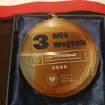 Medal z napisem 3 miejsce Miś Wojtek.jpg