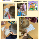 kolaż zdjęć dzieci piszących własną bajkę.png