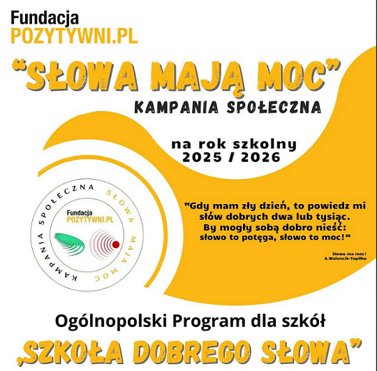 Żółty plakat Slowa maja moc.PNG