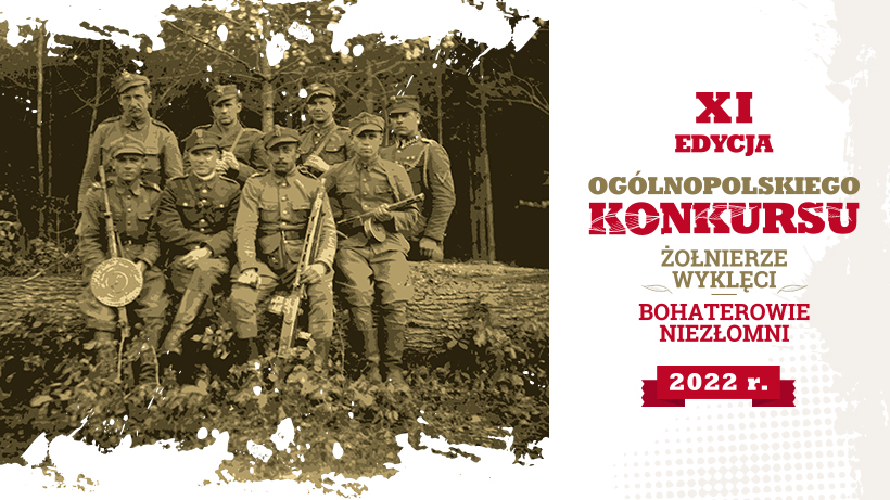 XI-Ogolnopolski-Konkurs-Zolnierze-Wykleci-–-Bohaterowie-Niezlomni- żołnierze z bronią