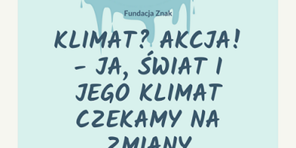 Plakat konkursu o klimacie
