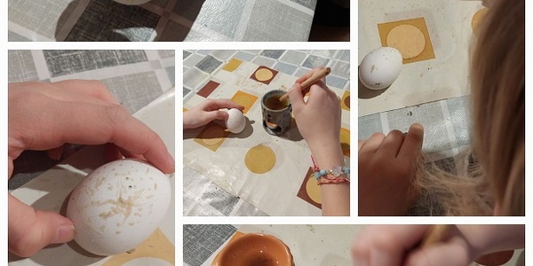 kolaż zdjęć z dłońmi malującymi jajka..jpg